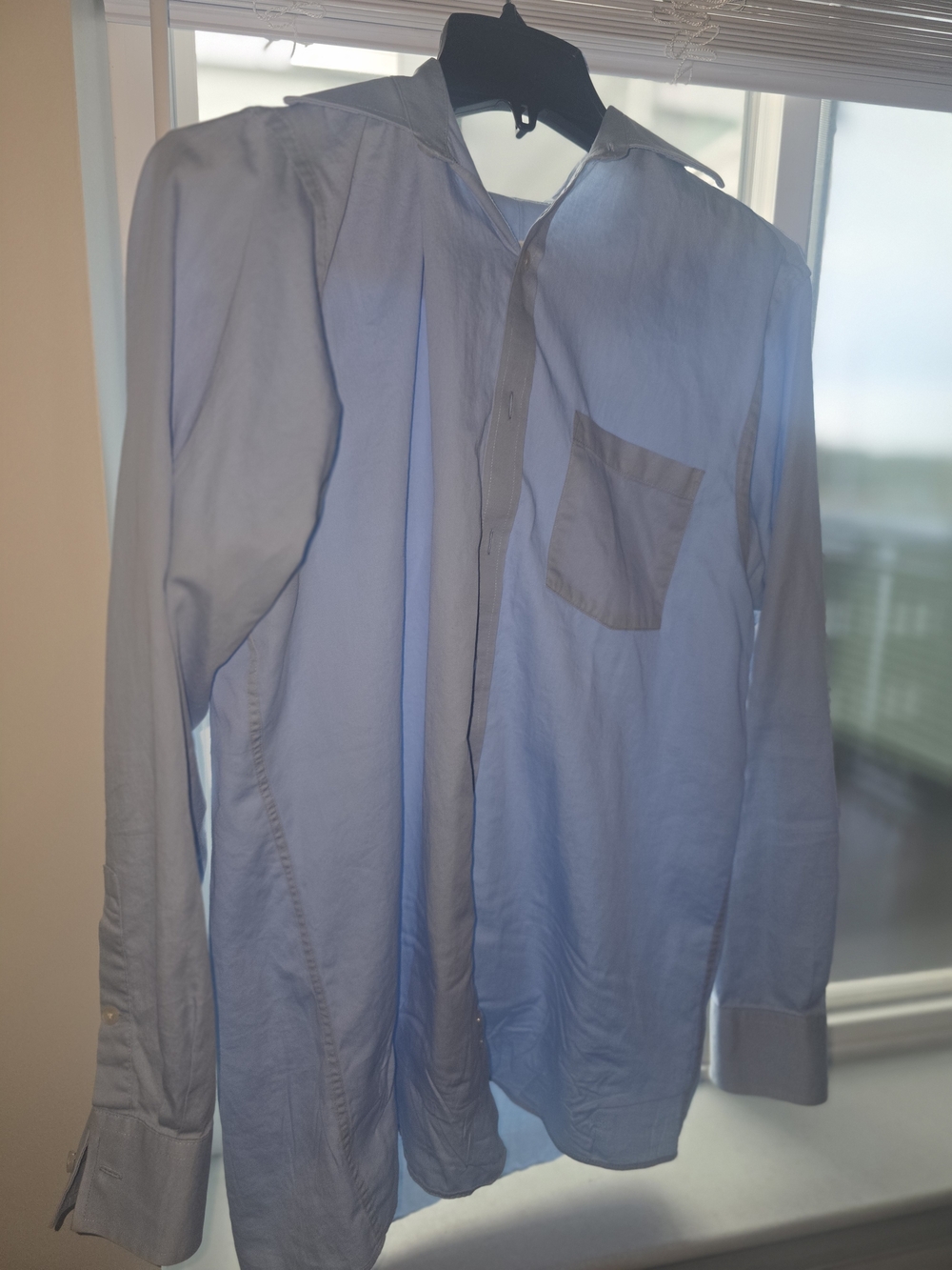 Michael Kors Light Blue Men's Button-Up Shirt